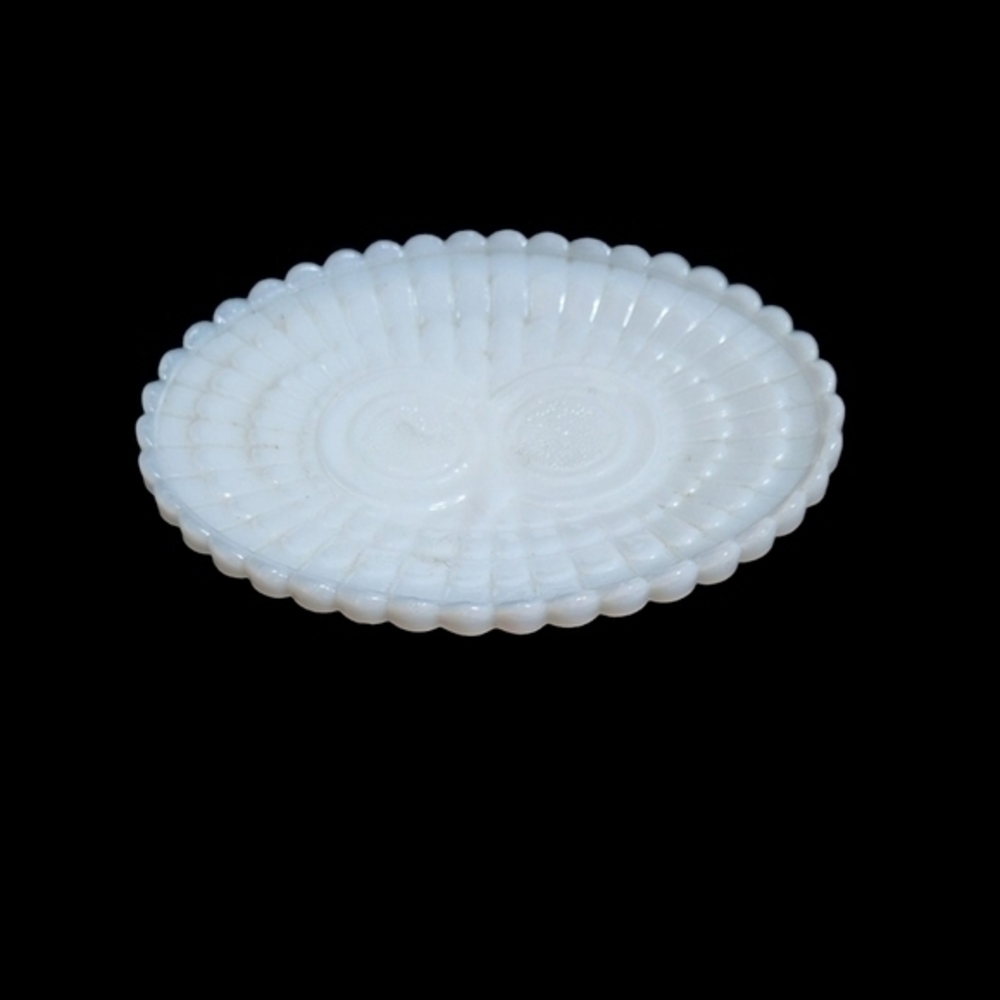 Vintage Avon White Milk Glass Collectible Cute Owl Soap Dish